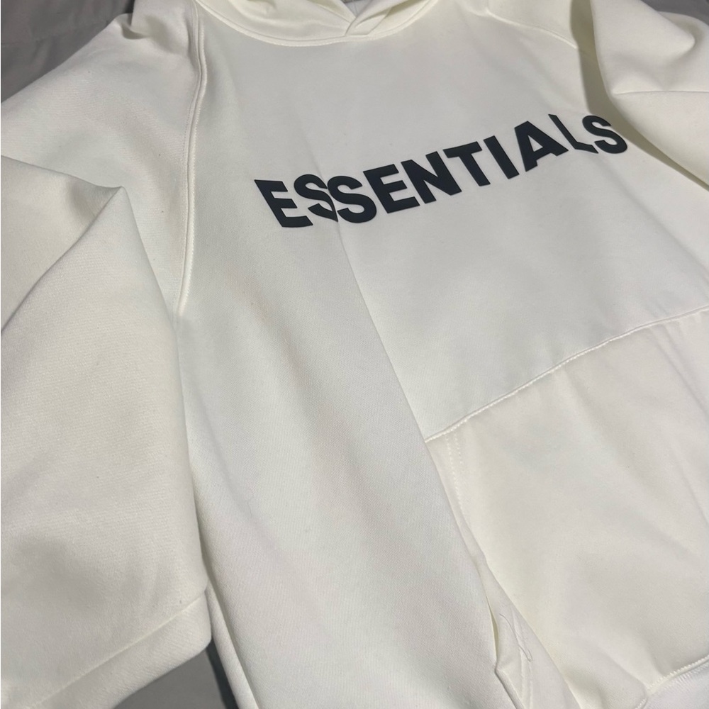 Essentials Men's Cream Hoodie